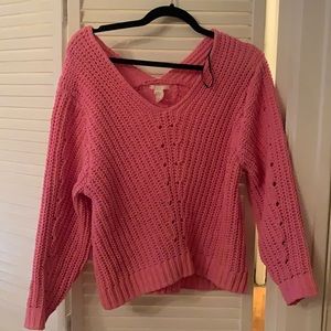 Cute pink sweater
